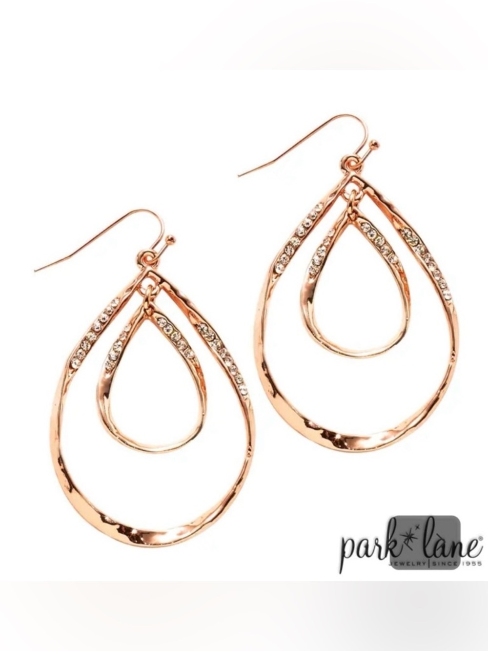 Park Lane “Belle” Pierced Earrings! Rose Gold!! BNIB!!!